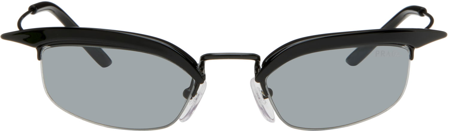 Slnečné okuliare Prada Runway Cat-Eye Half-Rim Sunglasses Čierna | 0PR B50S 8056262322154, 0