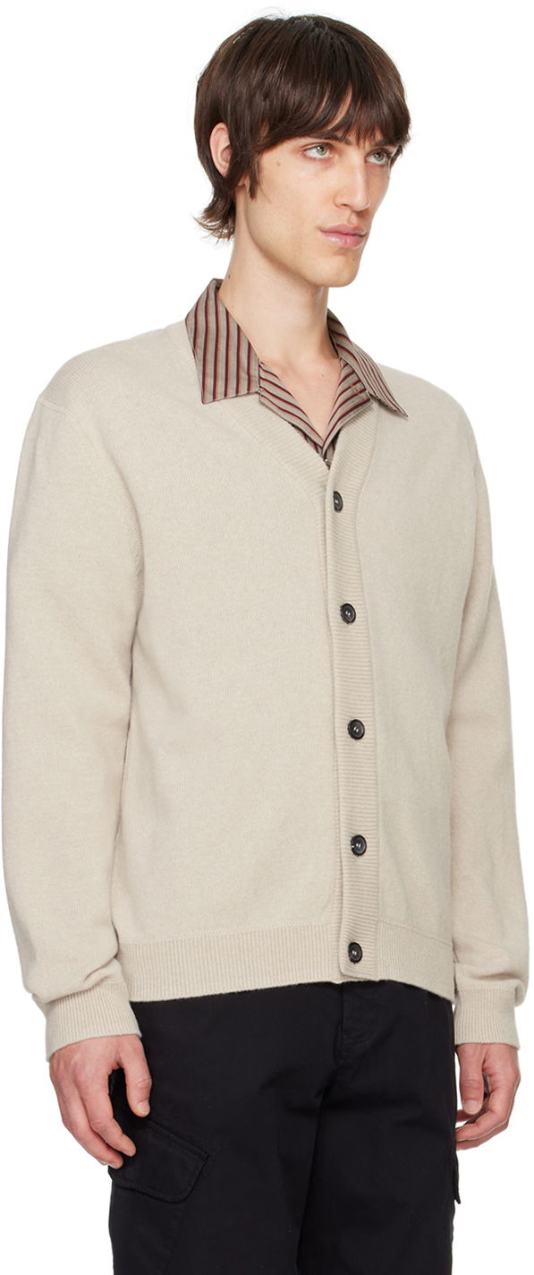 Sveter Paul Smith PS Paul Smith Merino Wool Cardigan Béžová | M2R-535X-L21935-08, 1