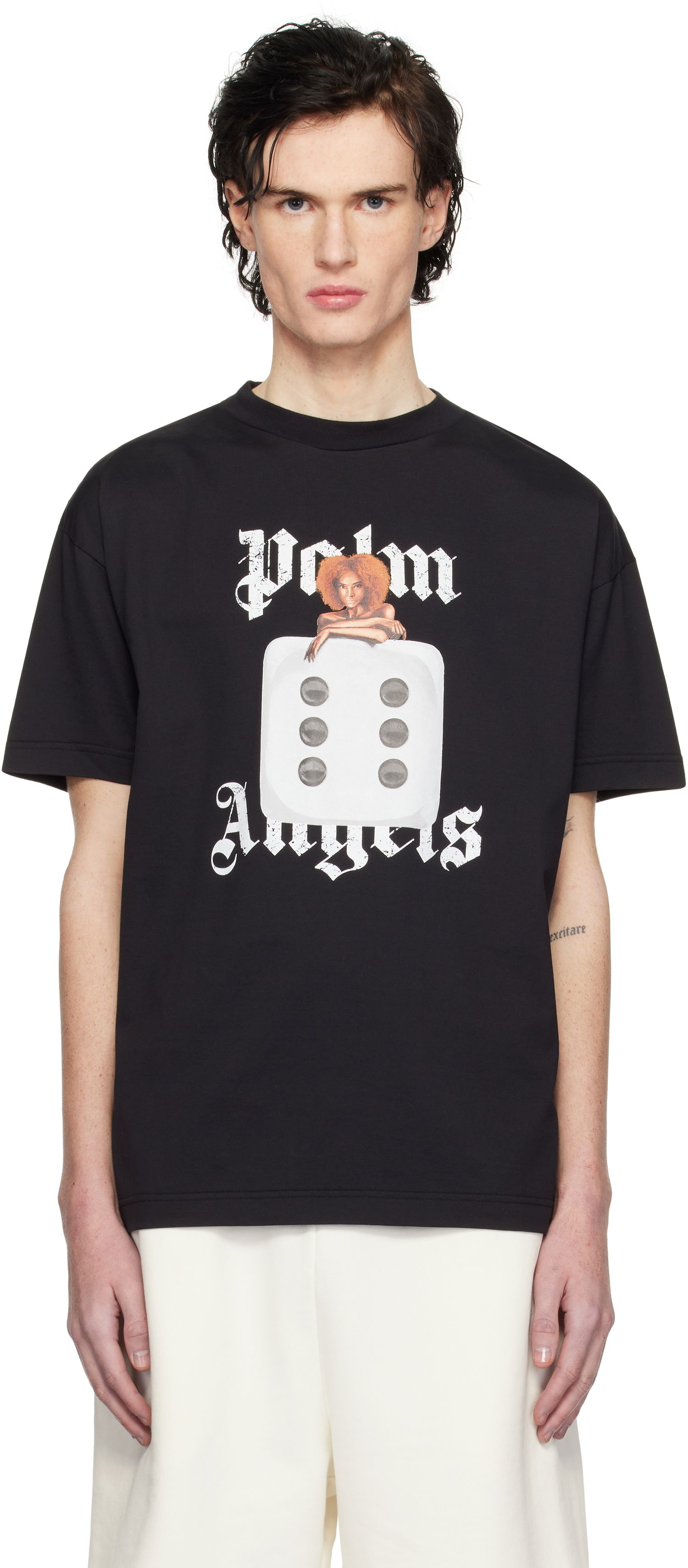 Tričko Palm Angels Pin Up Graphic T-Shirt Čierna | PMAA001S25JER00B1003, 0