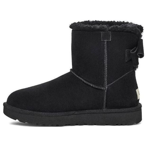 Tenisky a topánky UGG Suede Bow Mini Boots Čierna | 1153514-BLK