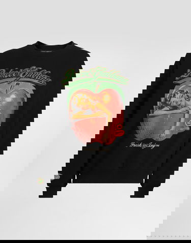 Mikina Dolce & Gabbana Dolce & Gabbana Embroidered Apple Graphic Sweatshirt Čierna | G9AHSZG7PHGN0000, 0