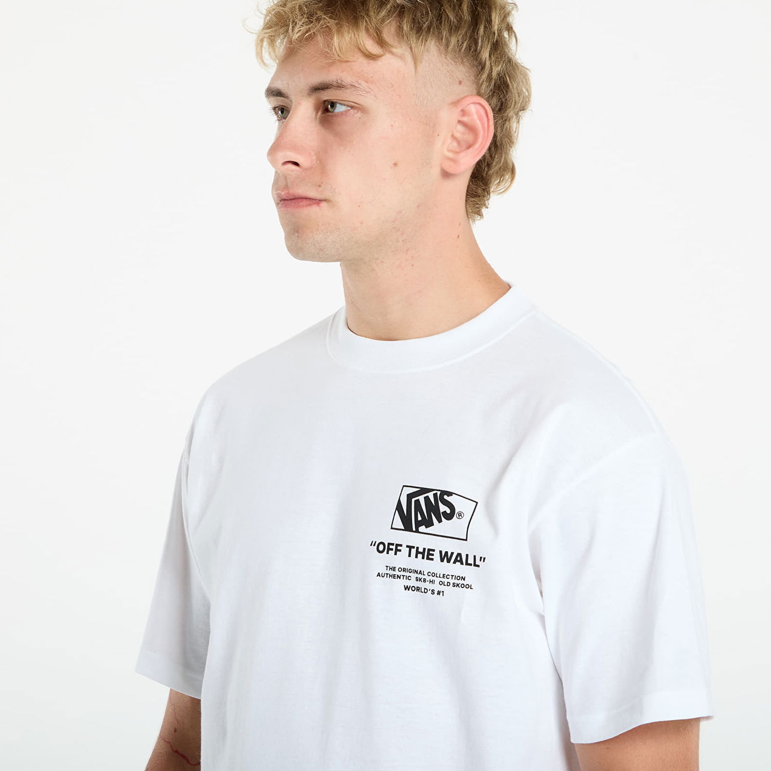 Tričko Vans Stacked Hi Short Sleeve T-Shirt XXL Biela | VN000PEWWHT1, 1