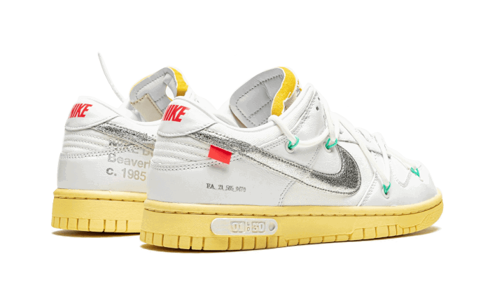 Tenisky a topánky Nike Dunk Low Off-White Lot 1 Biela | NK-NIDH1RAWB, 1