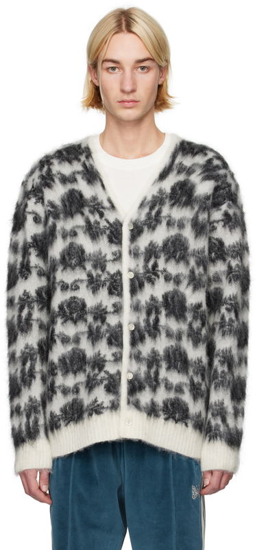 Sveter Needles Mohair Rose Cardigan Čierna | PU312, 0