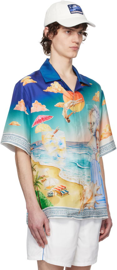 Košeľa Casablanca Casablanca Cuban Collar Short Sleeve Shirt Rôznofarebný | U-MPS25-SH-003-05, 2