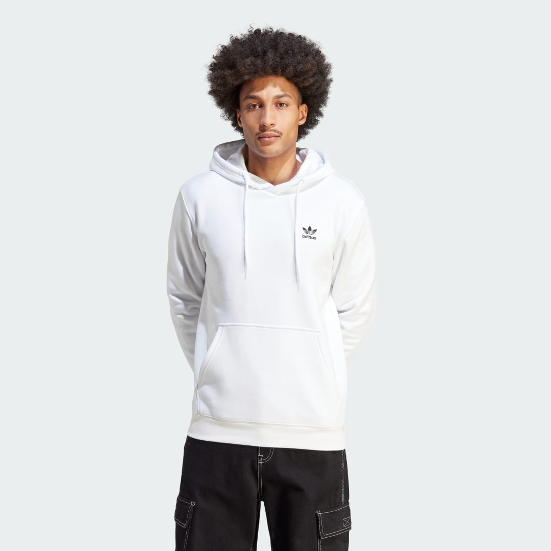 Mikina adidas Originals Trefoil Essentials Hoodie Biela | IM4526, 0