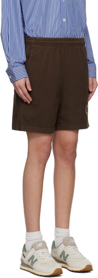 Šortky Sporty & Rich Sporty & Rich 'Riding Club' Gym Shorts Hnedá | SH039612244BR03, 1