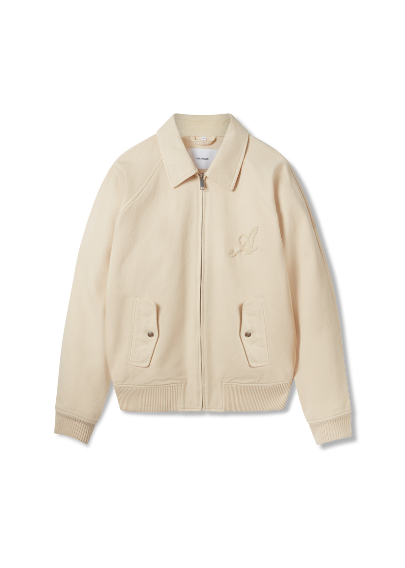 Bomber bunda AXEL ARIGATO Roman Embroidered Bomber Jacket Béžová | A2858001