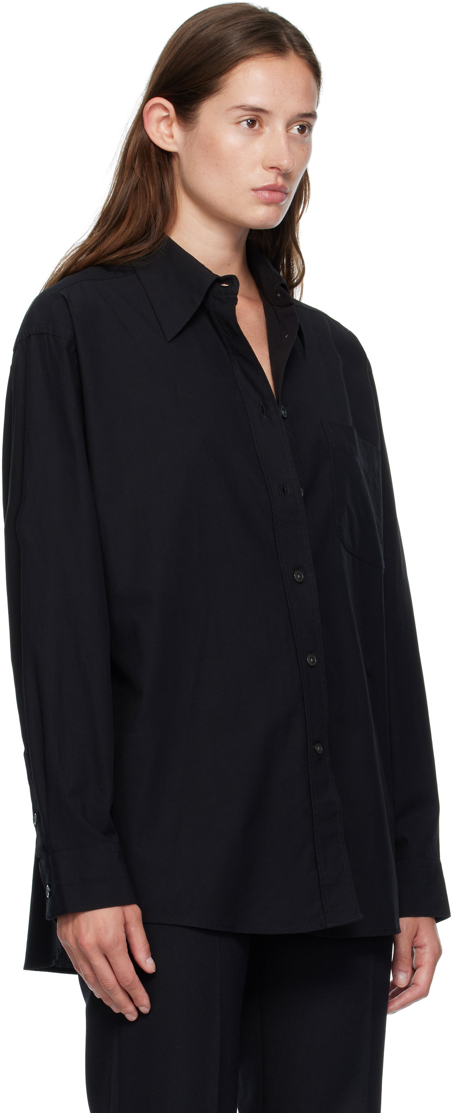Košeľa OUR LEGACY Our Legacy Precious Button-Down Shirt Čierna | W4252PBCL, 1