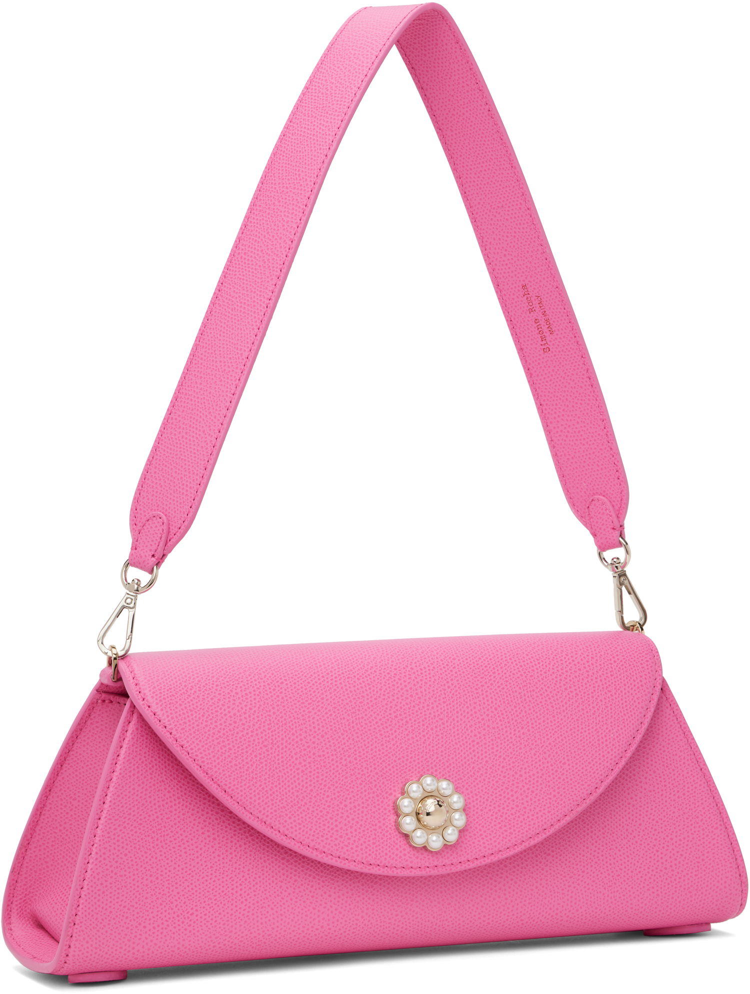 Taška cez rameno Simone Rocha Simone Rocha Long Pochette Valentine Bag Ružová | BAG190 0787, 1