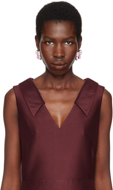 Náušnice SHUSHU/TONG YVMIN Edition Bowknot Nacre Earrings Ružová | 25622PNK00DN2, 2