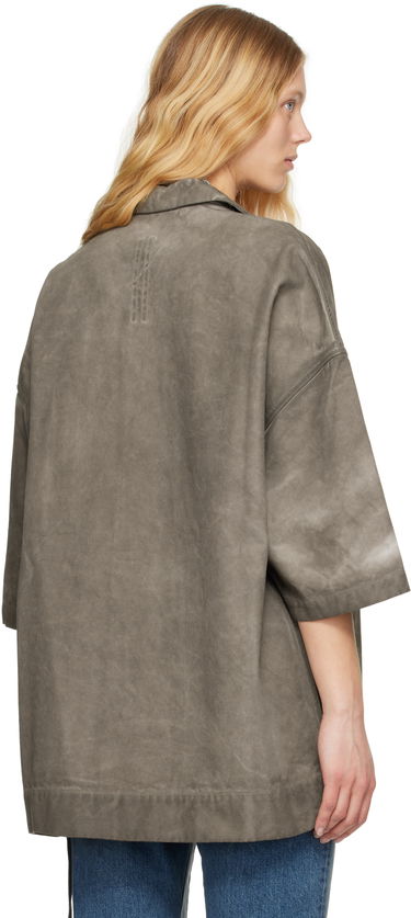 Košeľa Rick Owens Rick Owens DRKSHDW Hollywood Magnum Tommy Shirt Šedá | DS01E3206 CVS, 2
