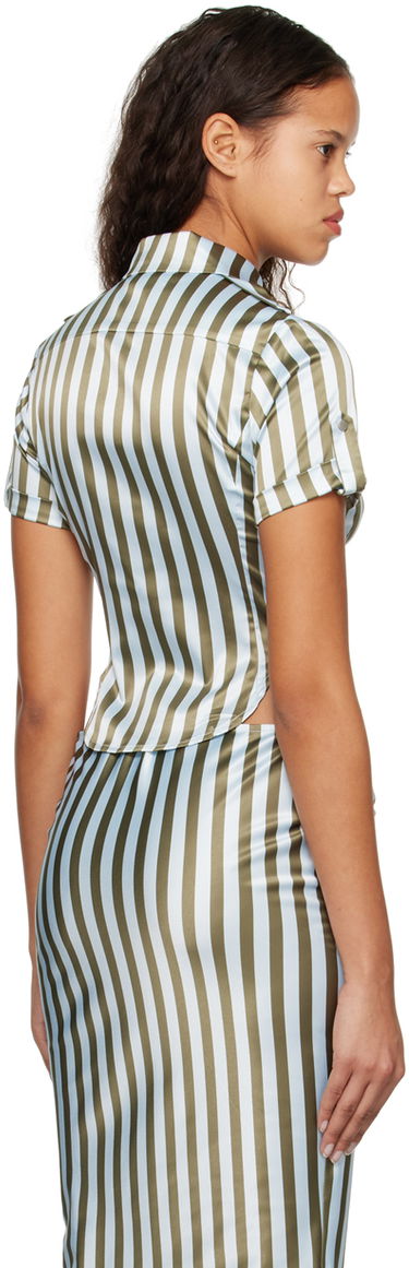 Košeľa Miaou Miaou Work Capsule Max Striped Shirt Modrá | 7072SS3DVG, 2