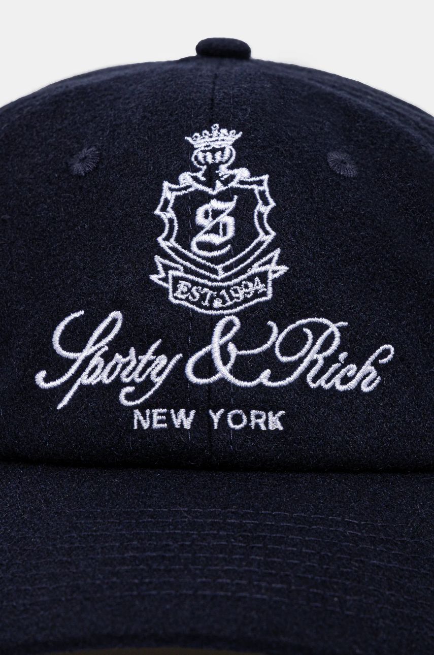 Vendome Wool Appliqué Baseball Cap