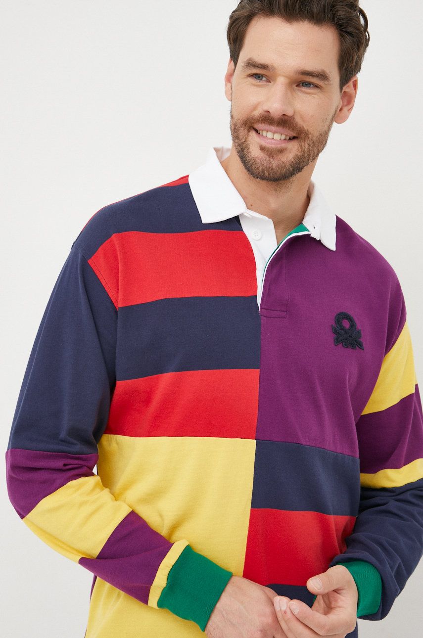 Polo tričko United Colors of Benetton Cotton Polo Shirt Rôznofarebný | 3ECCU300L.901, 0
