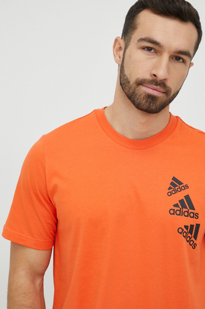 Tričko adidas Performance Cotton T-Shirt Oranžová | HL9388, 0