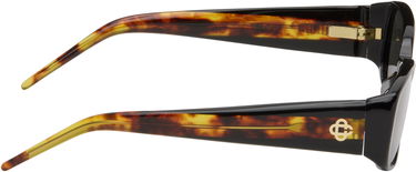Slnečné okuliare Casablanca Slim Square-Frame Tortoiseshell Temples Čierna | EW-078-01, 1
