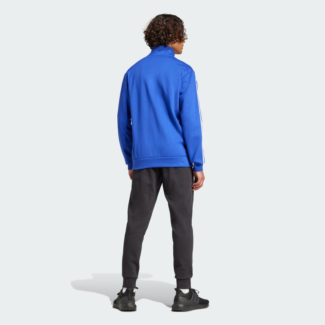 Súprava adidas Performance 3-Stripes Fleece Tracksuit Modrá | IY6665, 1