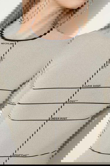 Šaty VETEMENTS VETEMENTS Mannequin Knit Top Long Sleeve Béžová | WE64KN330O, 5