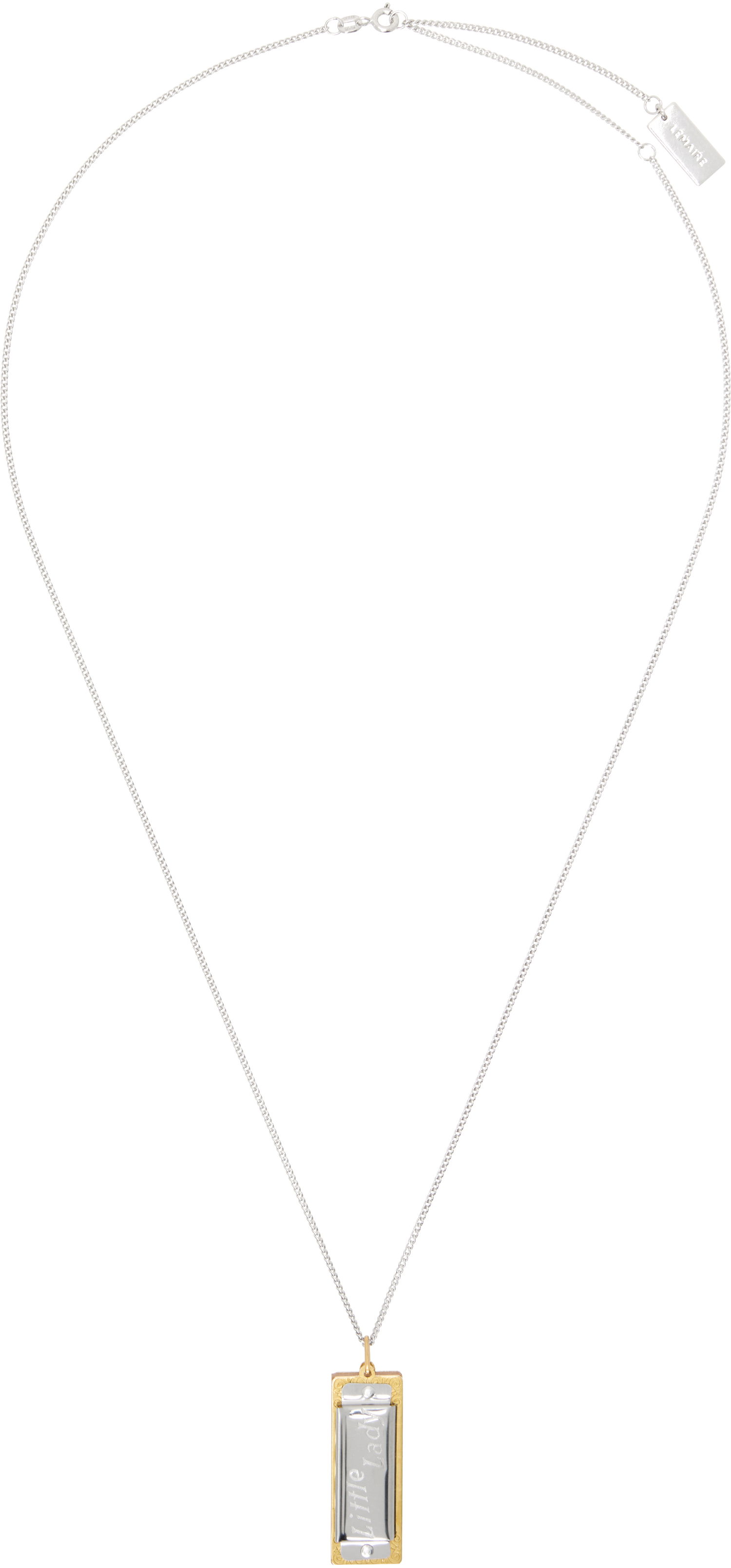 Náhrdelník LEMAIRE LEMAIRE HOHNER Edition Harmonica Pendant Necklace Metalická | JW0034 LO0042, 0