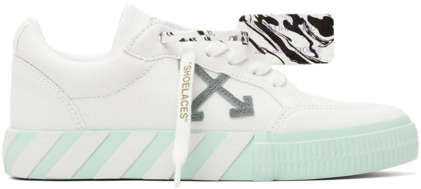 Tenisky a topánky Off-White White Vulcanized Eco Canvas Low Sneakers Biela | OMIA085F21FAB0010151, 0