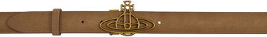 Opasok Vivienne Westwood Vivienne Westwood Thin Line Orb Belt Hnedá | 8201007YW-L00A8-, 0