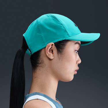 Šiltovka Nike Dri-FIT Club Featherlight Unstructured Cap Tyrkysová | FB5682-346, 3