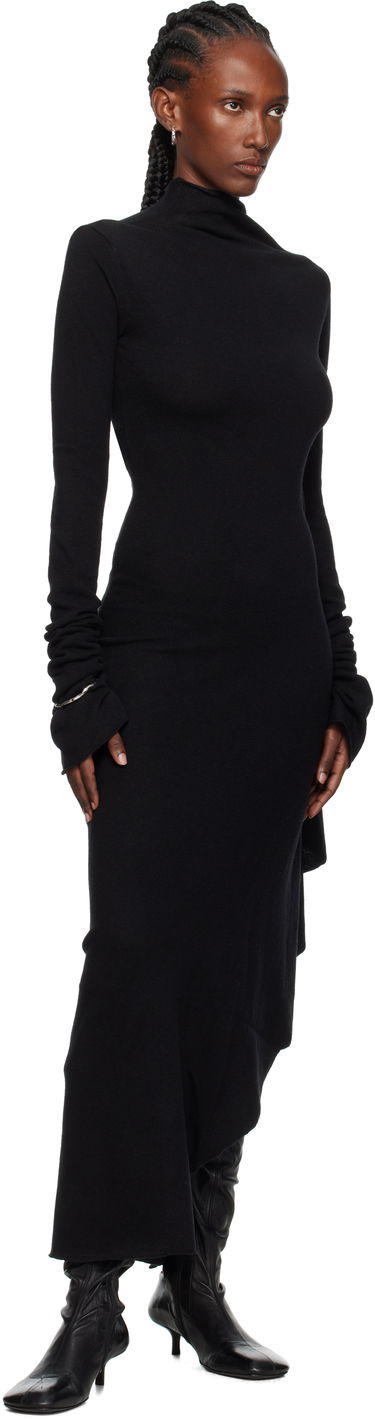 Šaty Ann Demeulemeester Ann Demeulemeester Vabu Maxi Dress Čierna | 2520-W-KN59-KN073-099, 3