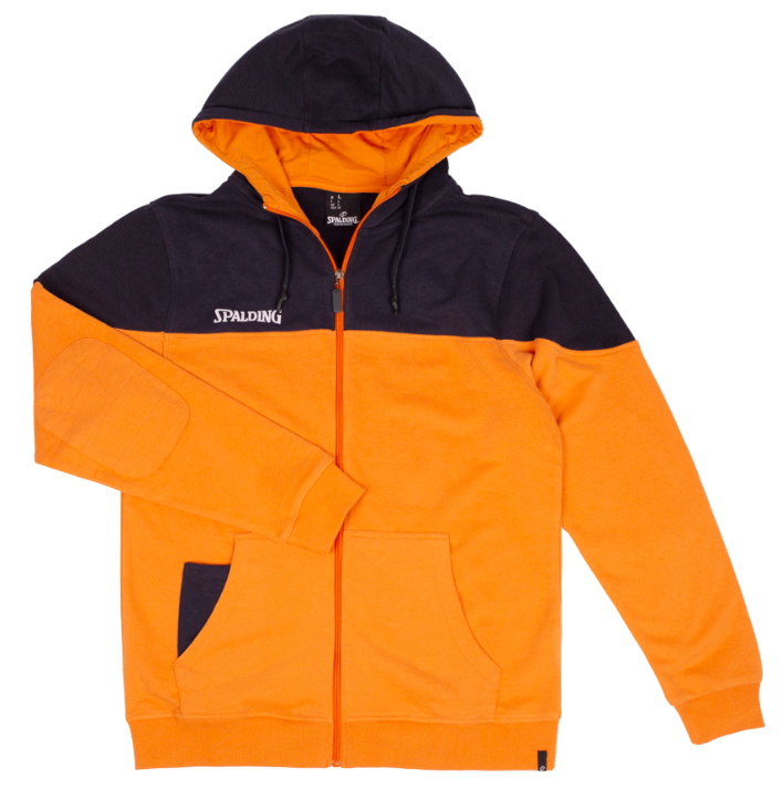Mikina Spalding Spalding Funk Hoody Zipper Jacket Oranžová | 40221811-orangeochrenavy
