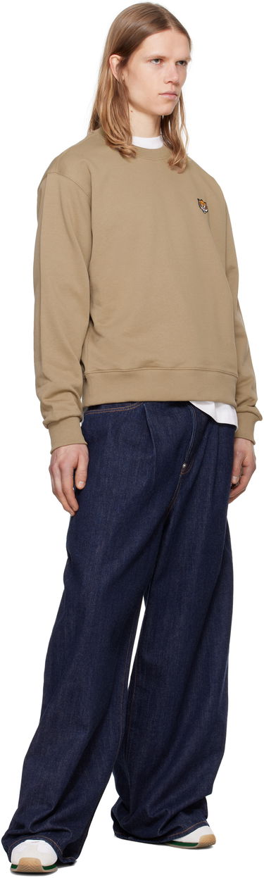 Sveter KENZO Kenzo Paris 'KENZO Happy Tiger' Embroidered Sweatshirt Hnedá | FF55SW2624MF, 3