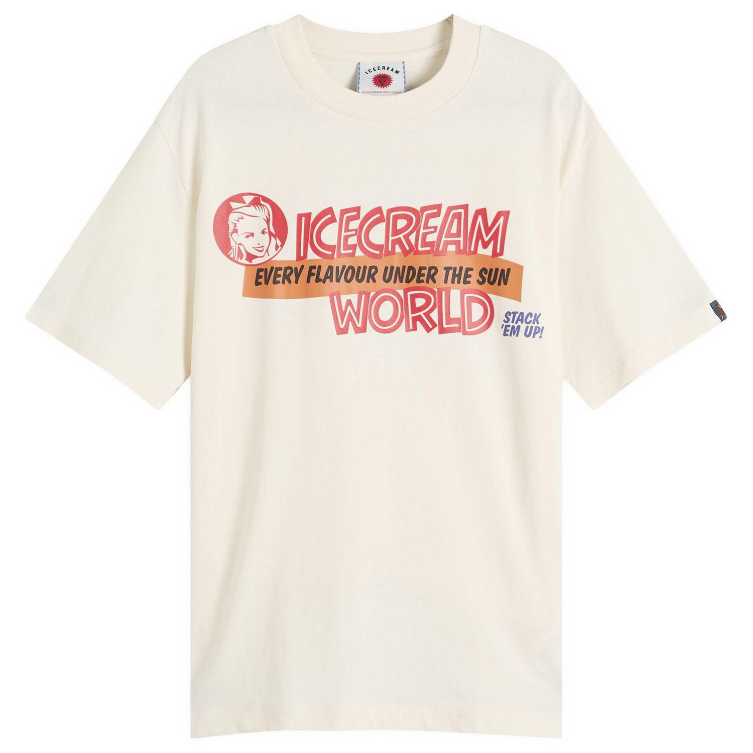 Tričko BBC IceCream ICECREAM Every Flavour T-Shirt, Size Large Biela | IC25351-OWT, 1