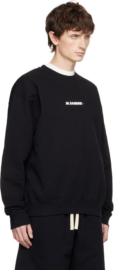 Sveter Jil Sander Jil Sander Logo Sweatshirt Čierna | J47GU0132_J20039, 4