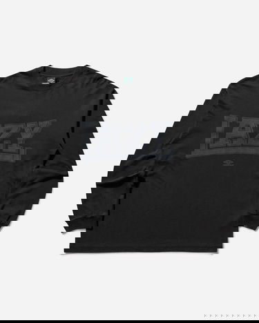 Tričko Umbro Lazy Longsleeve T-Shirt Čierna | UBMW0280JY79 BLK0020, 1