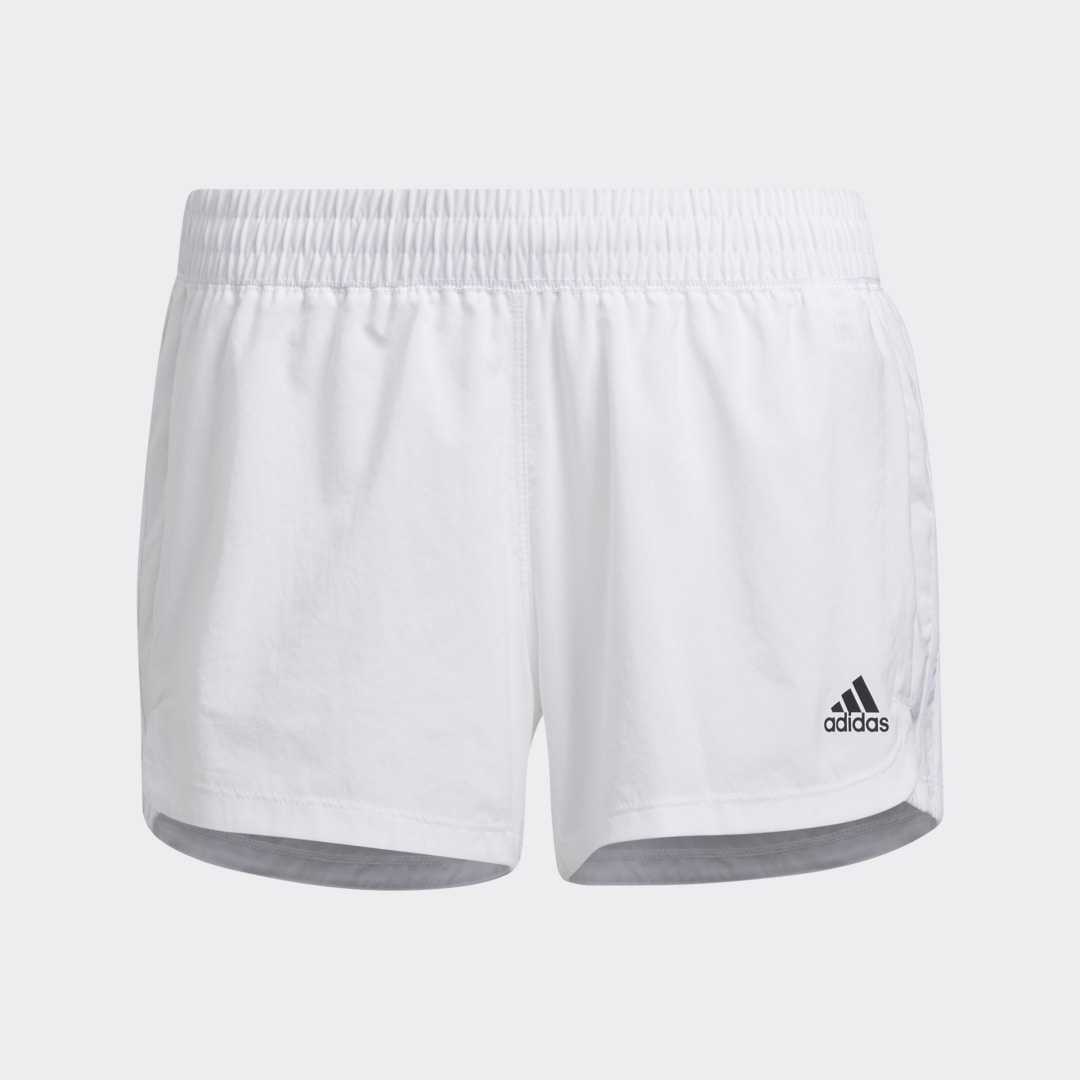 Šortky adidas Performance Pacer 3-Stripes Woven Biela | GQ5074, 0