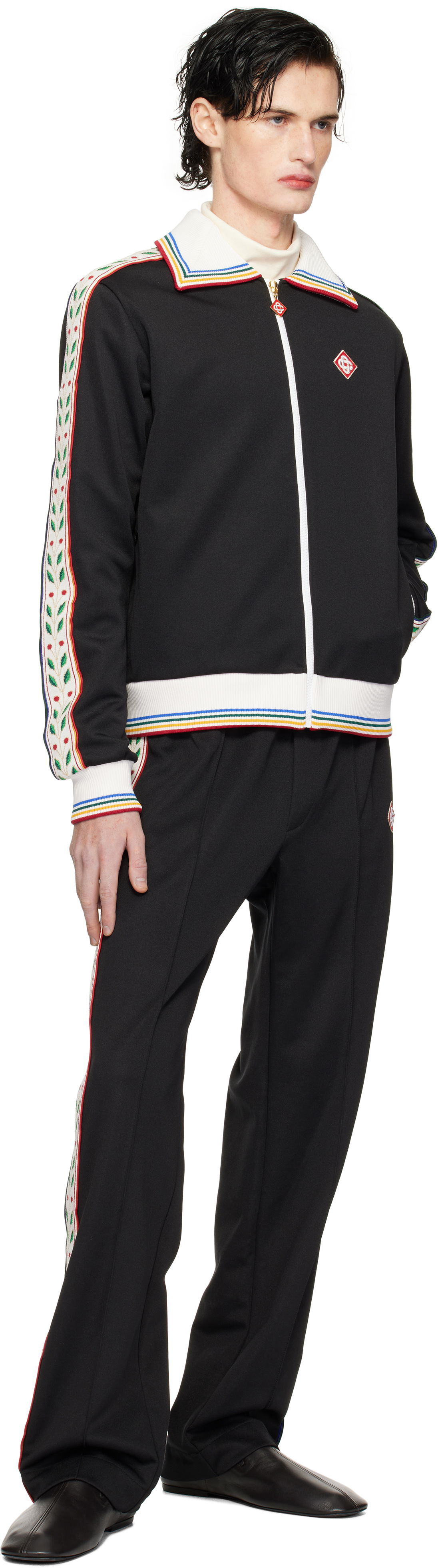 Track Jacket with Stripes