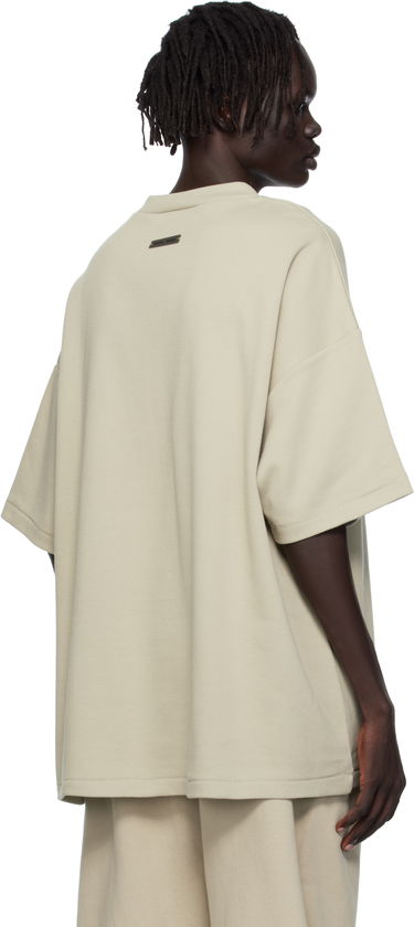Tričko Fear of God ESSENTIALS 90s Fit Piqué Crewneck T-shirt Béžová | 125SP254416F, 2
