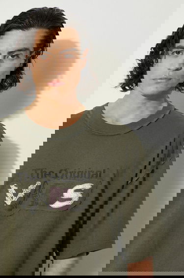 Tričko Vans Premium Classics LX Vans Clash Oversized Graphic T-Shirt Zelené | VN000HQ7KCZ1, 4