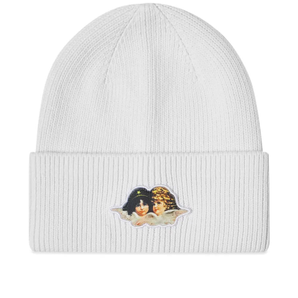 Kulicha Fiorucci Angels Patch Beanie Biela | A05APB1WWHOS, 0
