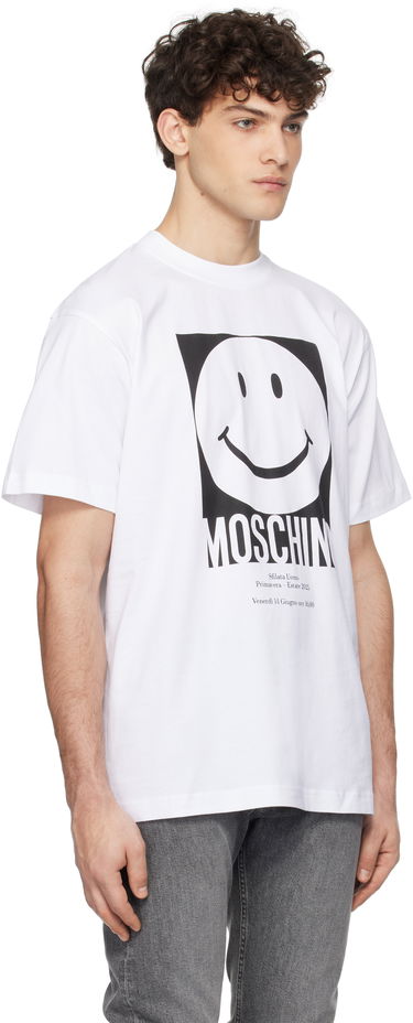 Tričko Moschino Moschino Smiley Graphic T-Shirt Biela | 251ZZJ072302411001, 1