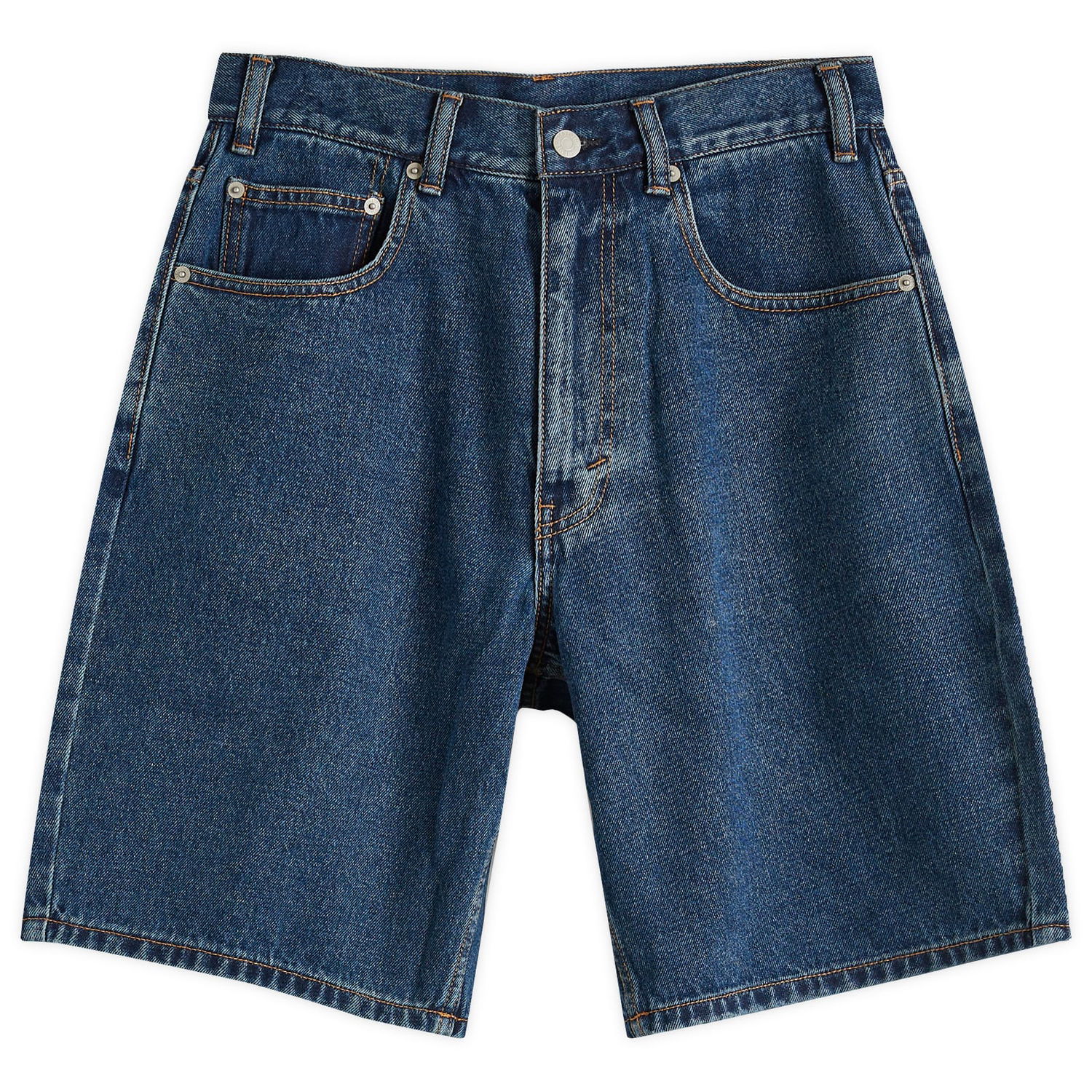 Šortky thisisneverthat thisisneverthat Washed Denim Shorts, Size Large Modrá | TN251DSO5S01-BLUE, 1