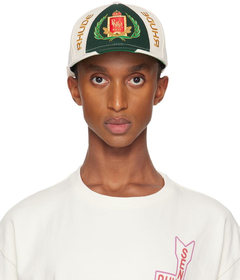 Šiltovka Rhude 6-Panel Cap Biela | RHFW24HA08012