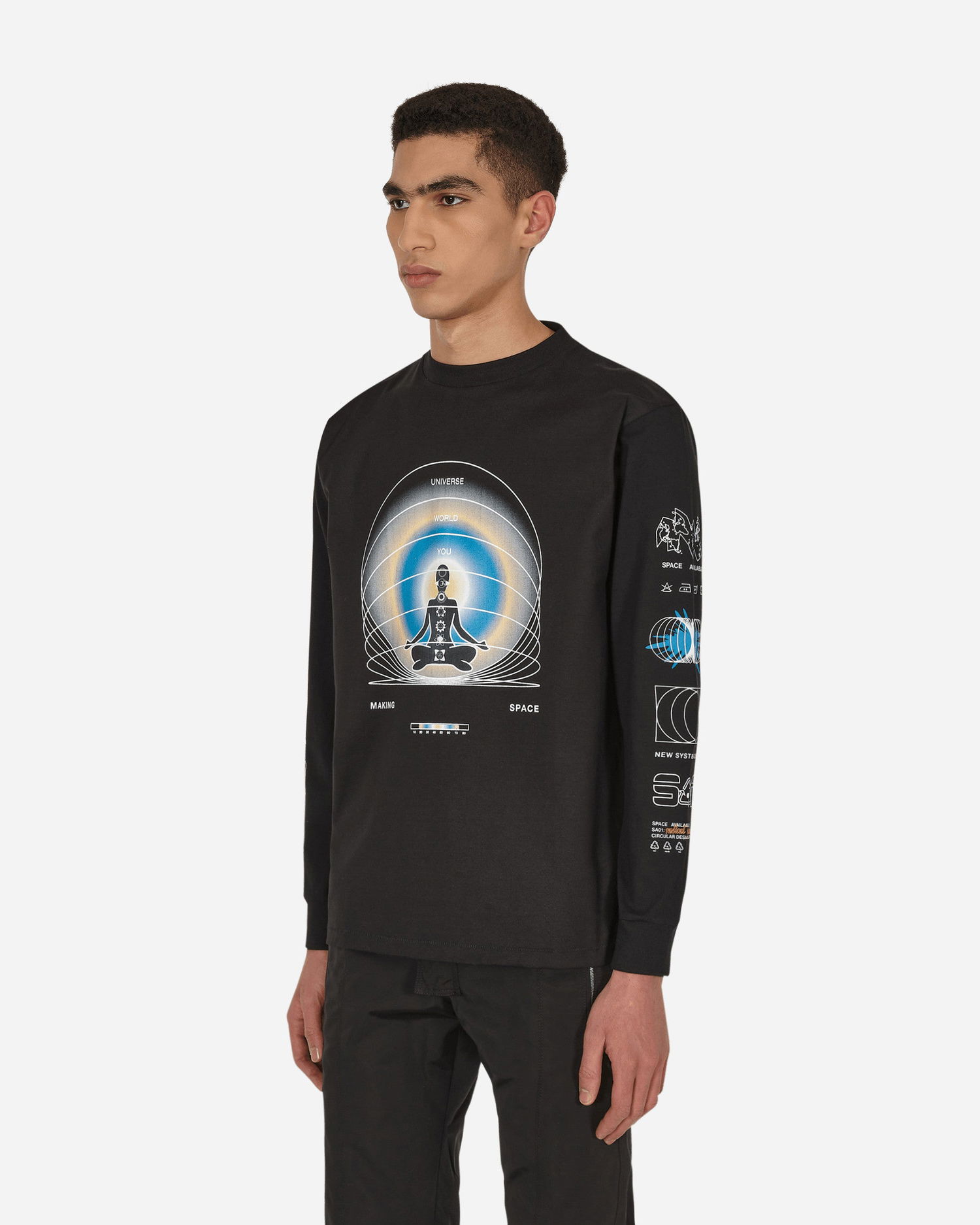 Tričko Space Available Oneness T-Shirt Čierna | SA-OT001-BLK BLACK, 1