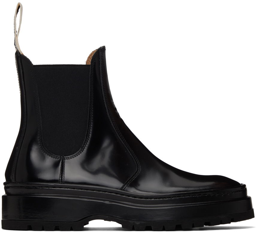 Tenisky a topánky Jacquemus Black Le Chouchou 'Les Chelsea Pavane' Boots Čierna | 23H236FO019-4015, 0