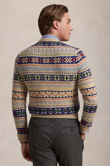 Sveter Polo by Ralph Lauren Polo Ralph Lauren Fair Isle Wool Sweater Béžová | 710949291, 1