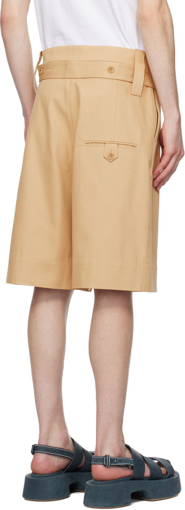 Šortky JW Anderson JW Anderson Folded Front Pleat Shorts Béžová | SR0107-PG1713, 2