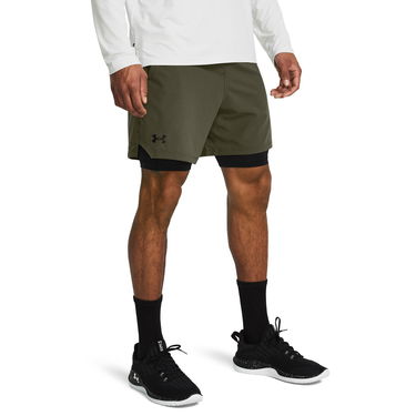 Šortky Under Armour Vanish Woven 2-in-1 Training Shorts Zelené | 1373764-390, 4