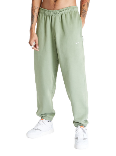 Tepláky Nike Lab Solo Swoosh Fleece Pants Zelené | DX1364-386