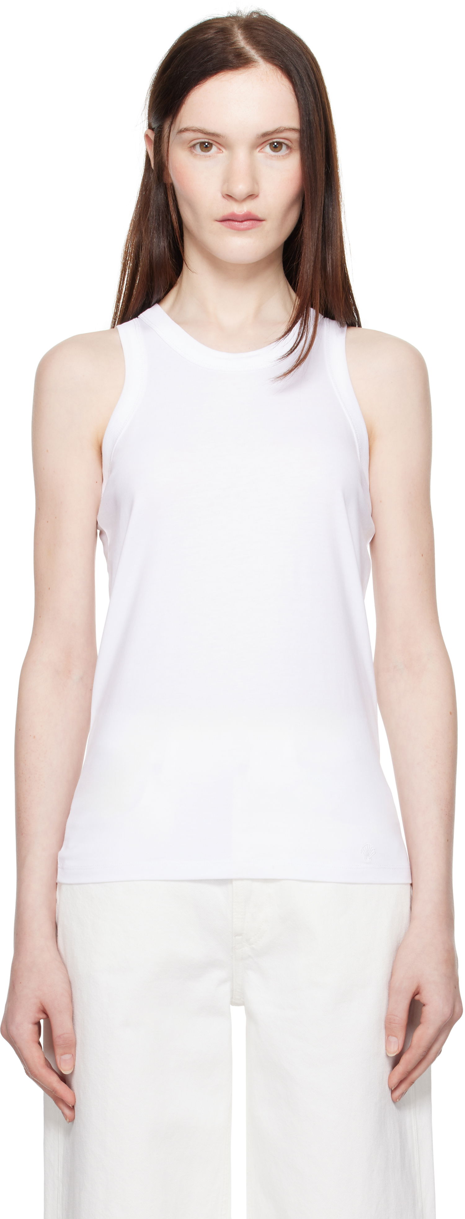 Tielko Loulou de Saison Loulou de Saison Poso Tank Top Biela | POSO, 0