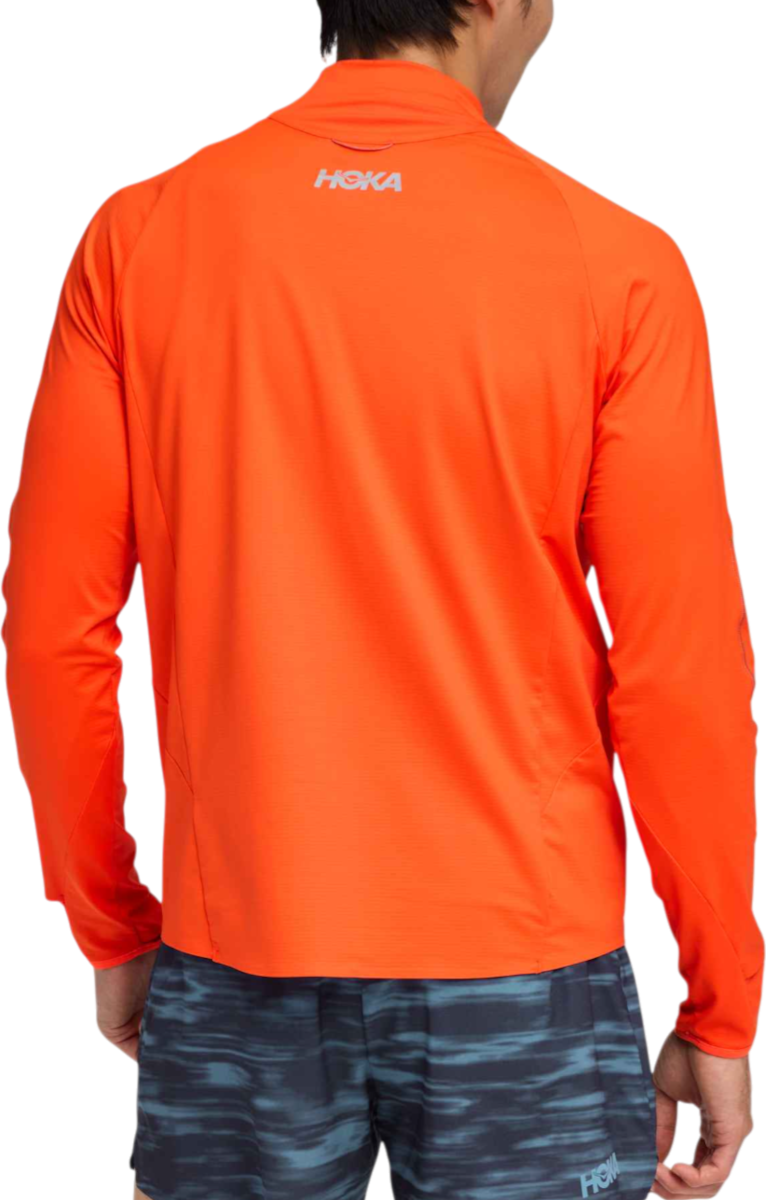 Mikina Hoka One One Hoka GlideTech Quarter Zip Top Oranžová | 1164156-lva, 1