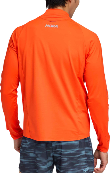 Mikina Hoka One One Hoka GlideTech Quarter Zip Top Oranžová | 1164156-lva, 1